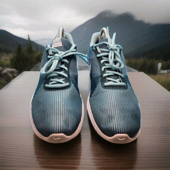 Nike Flex Bijoux Running Training Shoes 881863-004 Turquise Blue 9.5 Seldom Worn - Picture 3 of 8